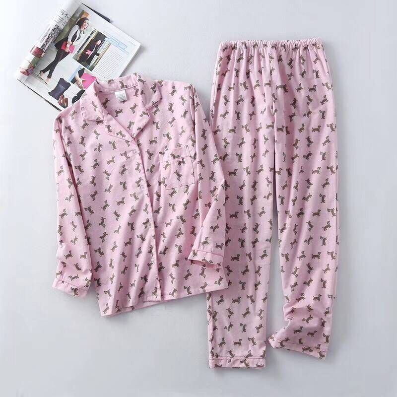 Thin Flannel Homewear Suit