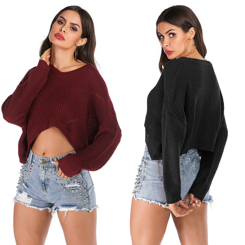 Solid Color Base Sweater