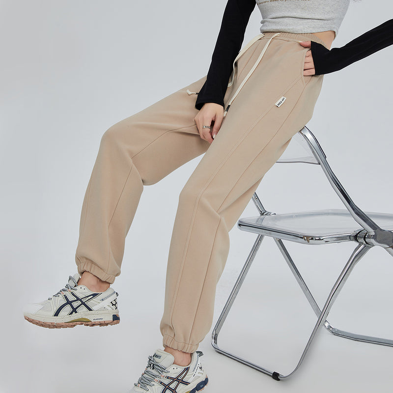 Fleece-lined Thickened Windproof Trousers Pants