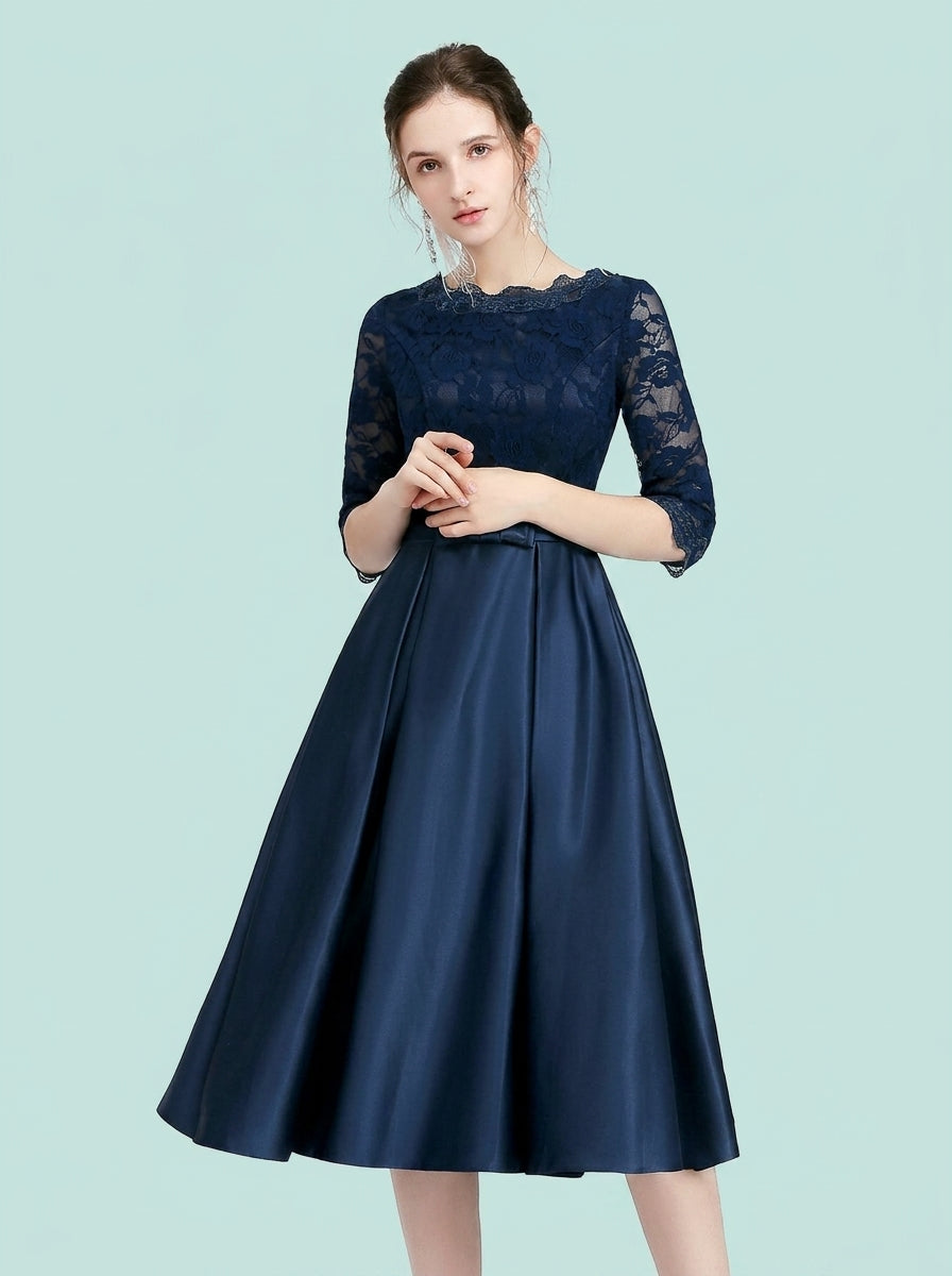 Versatile Mid Length Evening Dress