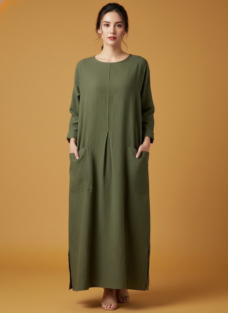 Solid Elegant Dress