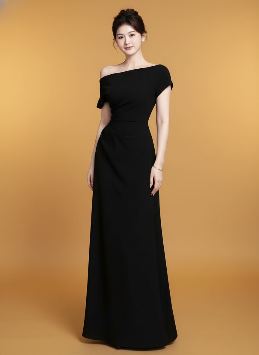Off Shoulder Baring Dress