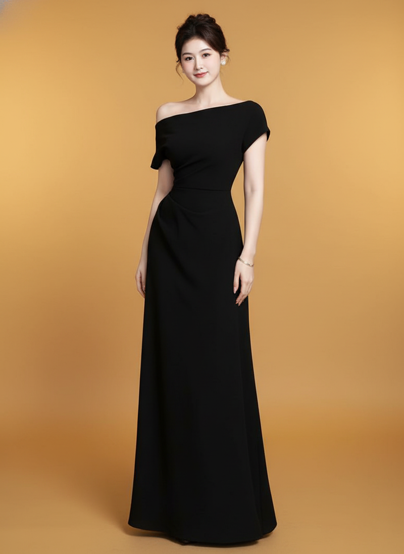 Off Shoulder Baring Dress