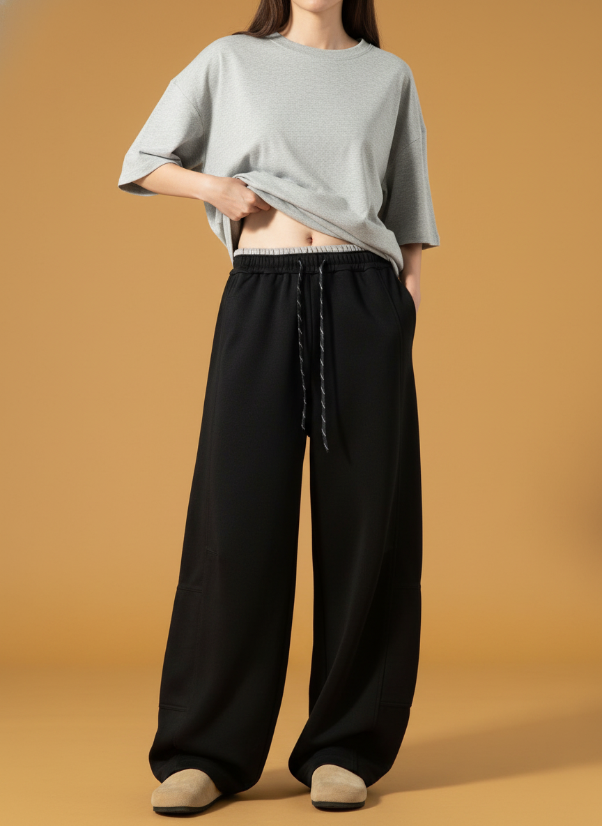 Deconstructing Stitching Matchet Pants Overalls