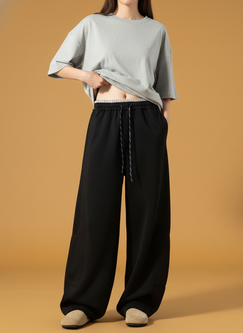 Deconstructing Stitching Matchet Pants Overalls