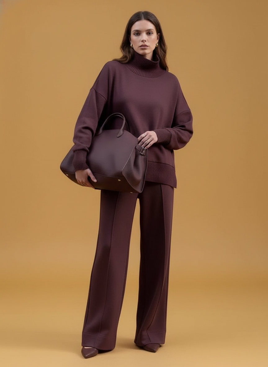 INS Loose Pockets Trousers Two-piece Set