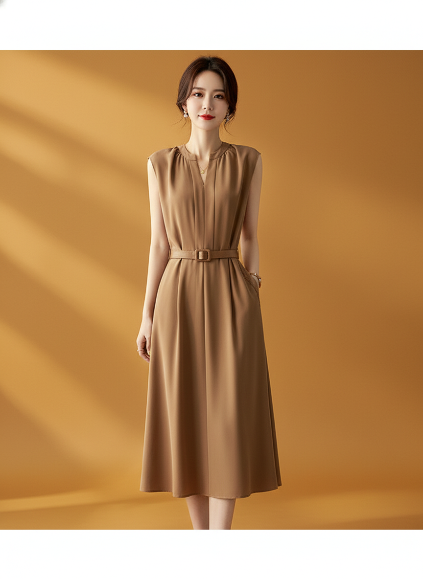 Elegant Pure Color Slimming Jumpsuit