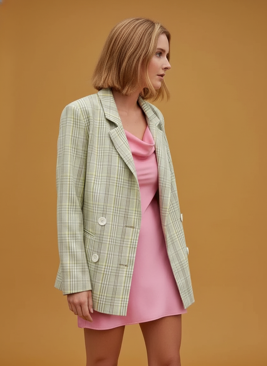 Wear Plaid Blazer