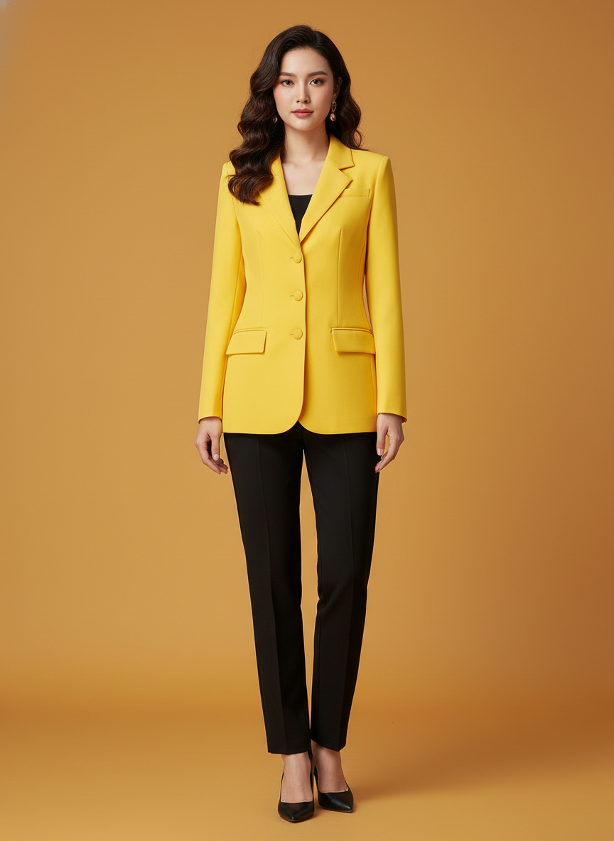 Personalized Mid-length Blazer