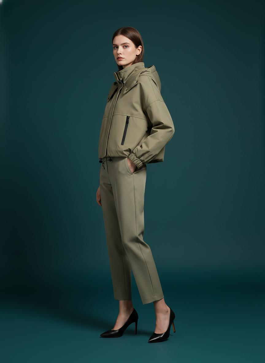 Hooded Short Jacket