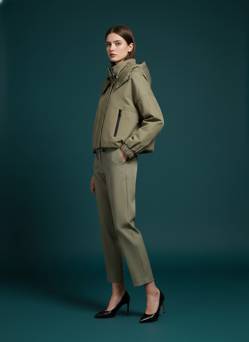 Hooded Short Jacket