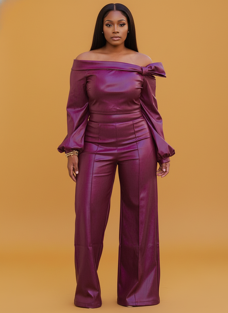 Personality Leather Suit