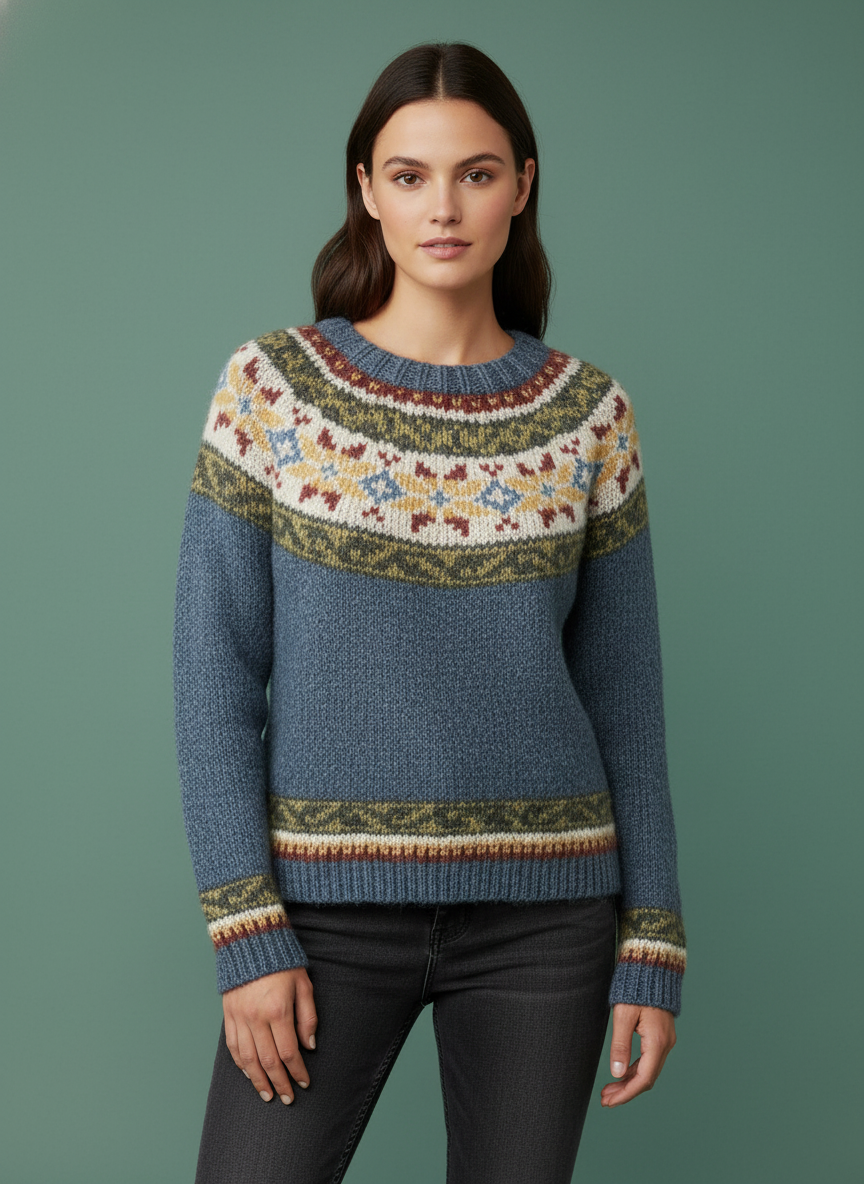 Fashionable Pullover Sweater Top
