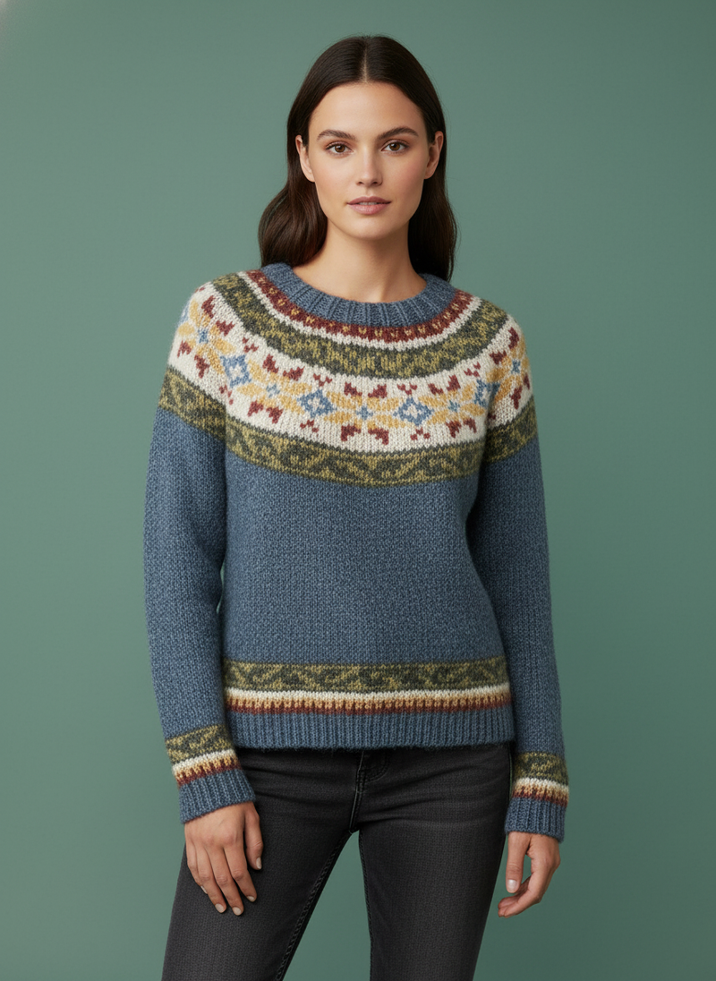 Fashionable Pullover Sweater Top