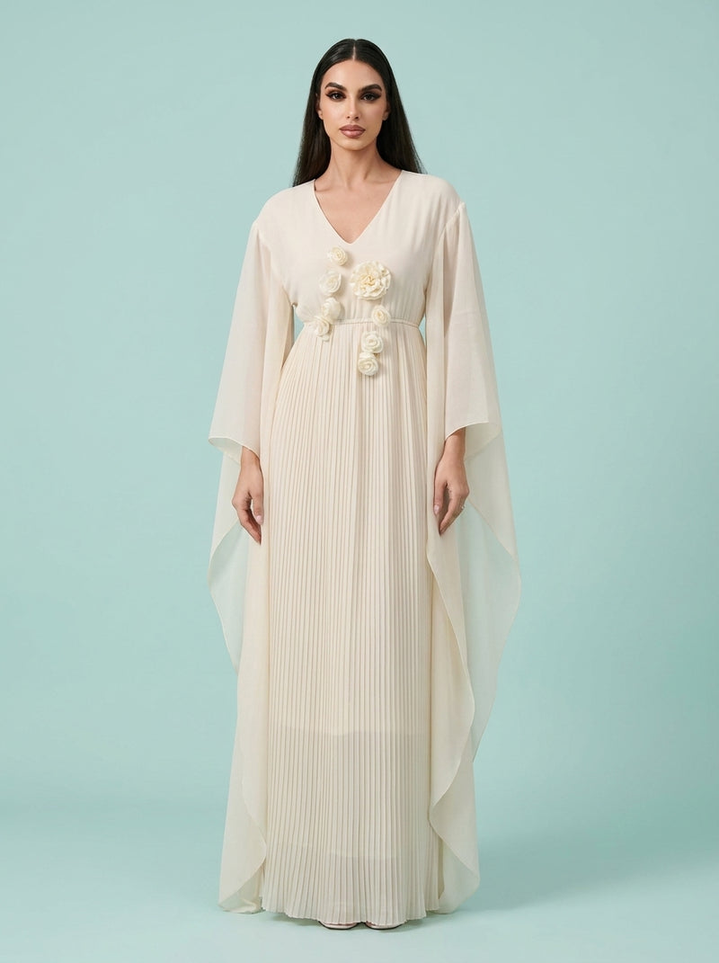 Middle East Saudi Long Style Sleeve Swing Dress