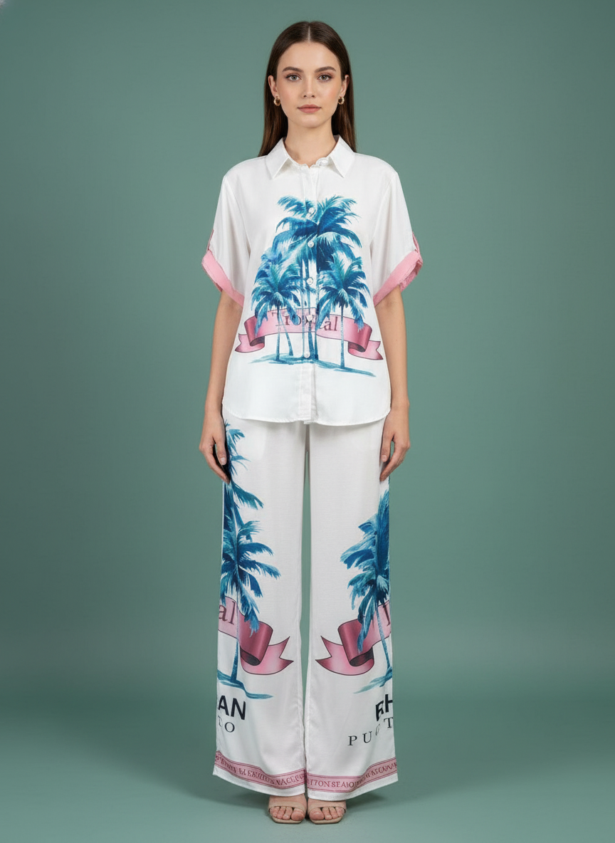 San Juan Palms Two-piece Set